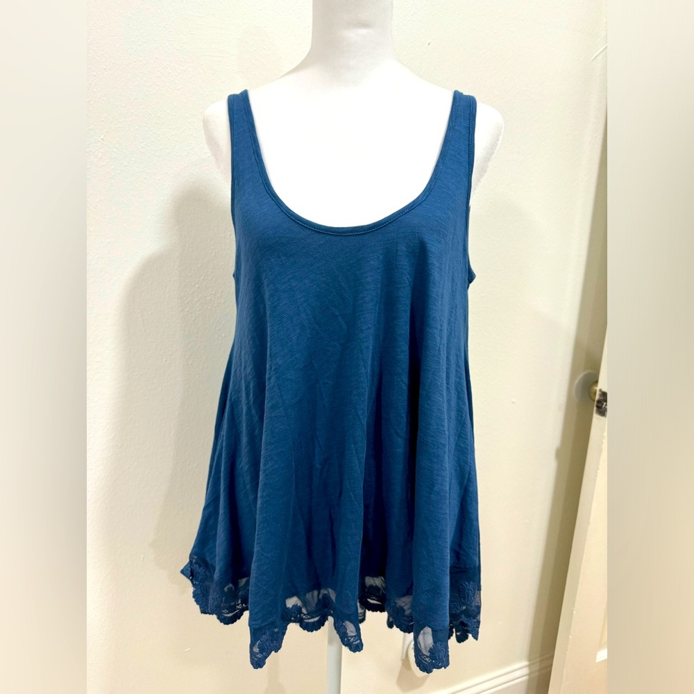 Angie slub neck tank